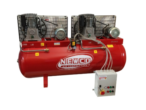 מדחס 500 ליטר 2X5.5 כ"ס NEWCO 400V
