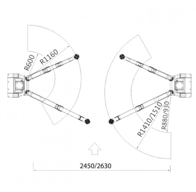 ליפט הידראולי גשר עליון 5 טון KARNAF