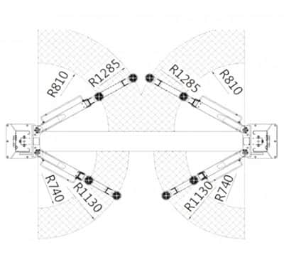 ליפט הידראולי גשר תחתון 3.2 טון KARNAF