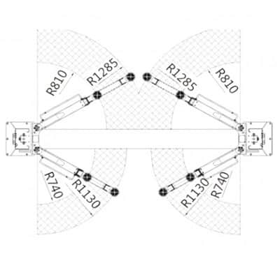 ליפט הידראולי גשר תחתון 4 טון KARNAF