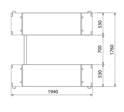 ליפט לפנצריות 3 טון נייד KARNAF