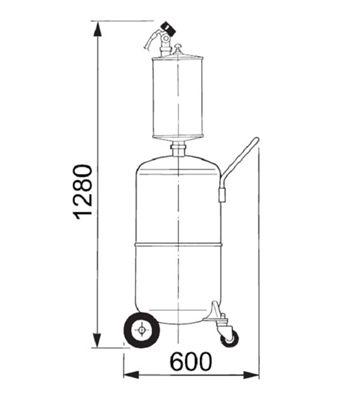 יונק שמן 80 ליטר RAASM