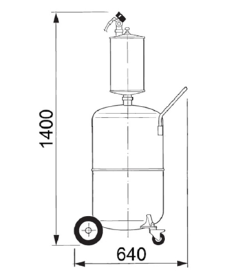 יונק שמן 91 ליטר RAASM